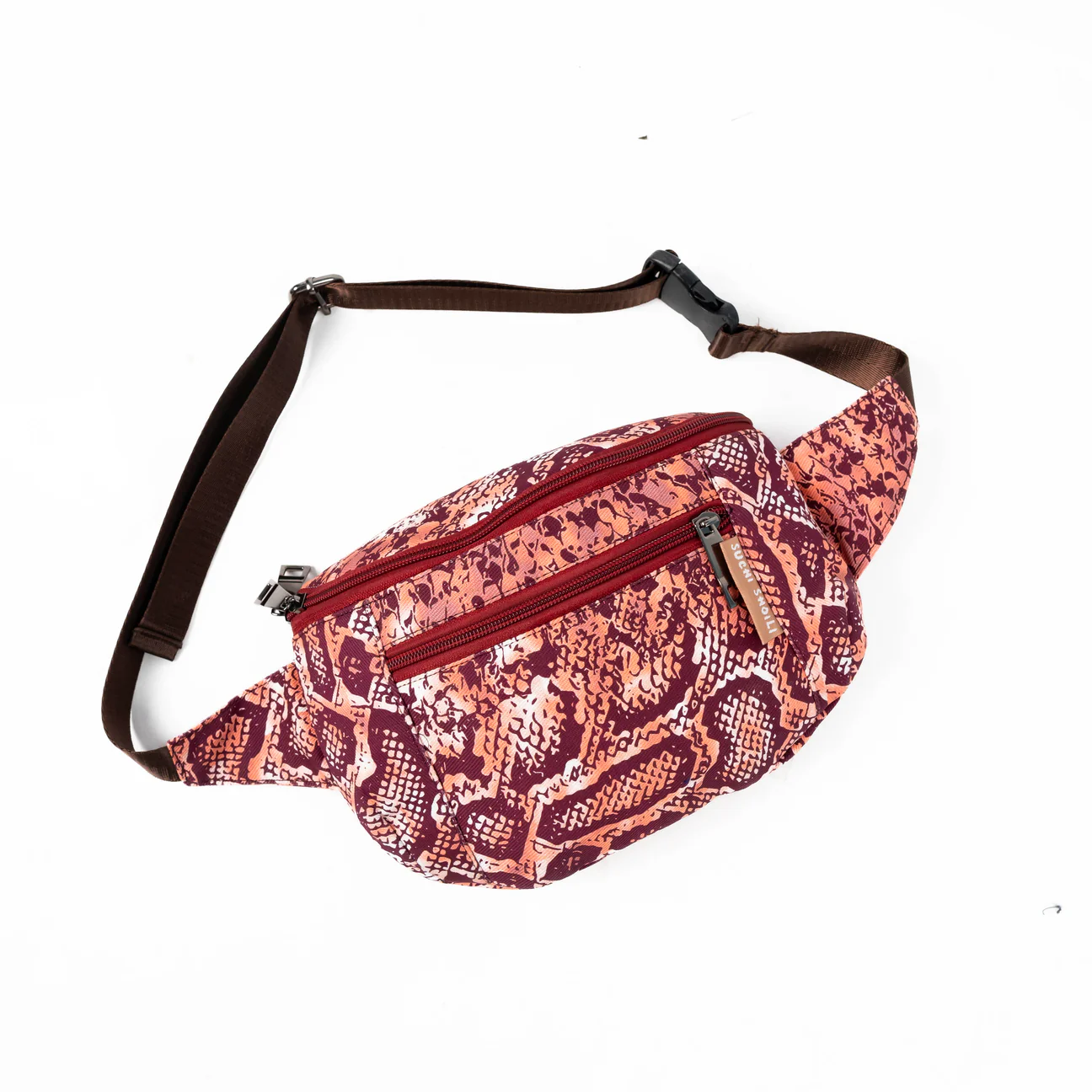 Picture of Pink Skin Stripe Suzana Fanny Pack Picture of Pink Skin Stripe Suzana Fanny Pack