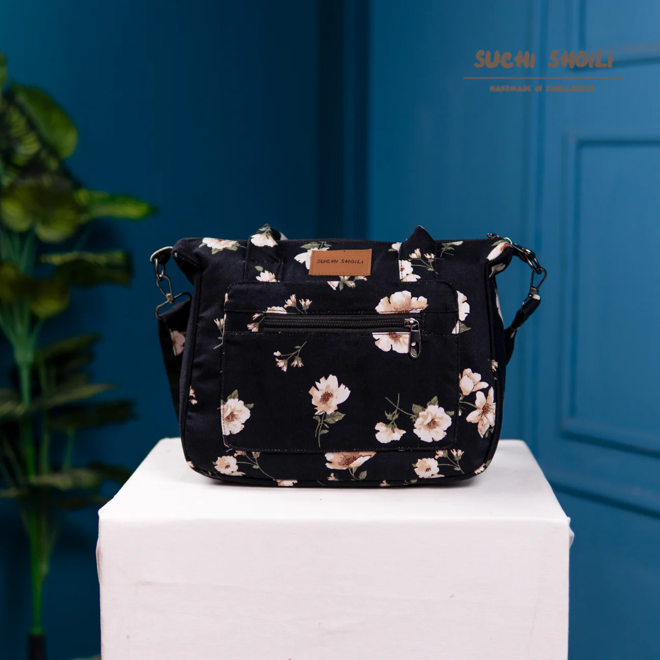 Picture of Mini Floral Blush Ajrin Crossbody Bag Picture of Mini Floral Blush Ajrin Crossbody Bag