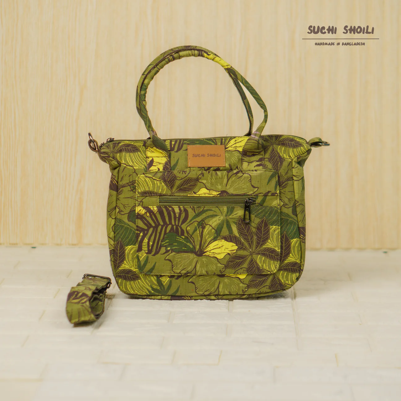 Picture of Monsoon Hibiscus Ajrin Crossbody Bag Picture of Monsoon Hibiscus Ajrin Crossbody Bag