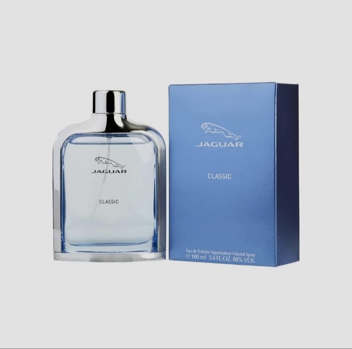 Picture of International France product Body perfume party scent Jaguar Classic Blue used for male - 100 ml