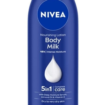 Picture of International Indian product Nivea Nourishing Moisture Body Milk Body Lotion used for male/ female - 250 ml