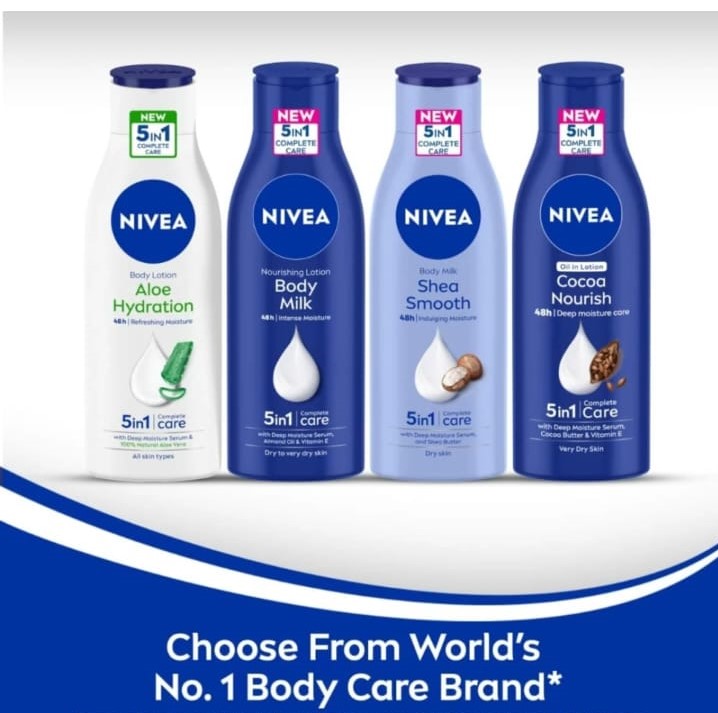 Picture of International Indian product Nivea Nourishing Moisture Body Milk Body Lotion used for male/ female - 4000 ml
