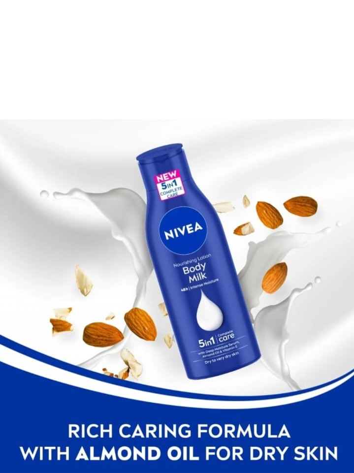Picture of International Indian product Nivea Nourishing Moisture Body Milk Body Lotion used for male/ female - 4000 ml