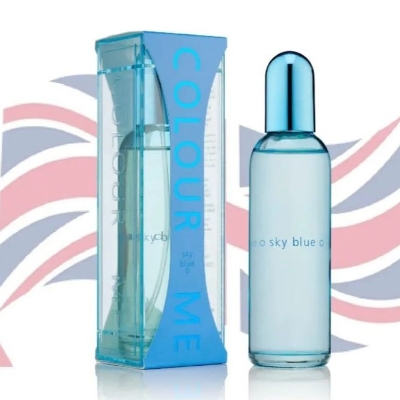 Picture of International UAE product Body perfume party scent Colour Me Sky Blue Used for female - 100 ml