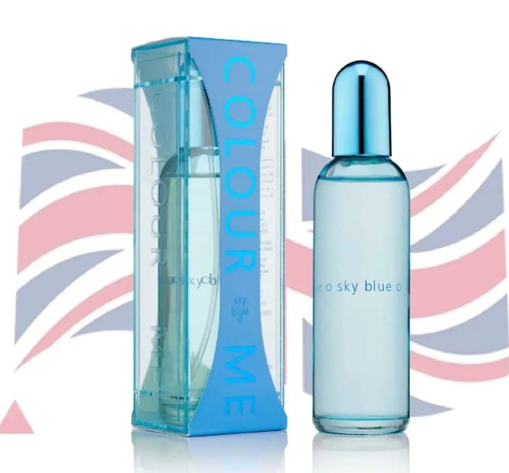 Picture of International UAE product Body perfume party scent Colour Me Sky Blue Used for female - 100 ml