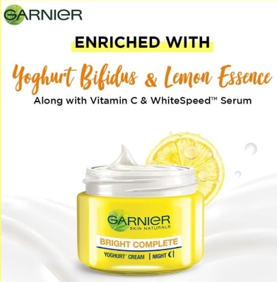 Picture of International Indian product Skin care Bright complete Vitamin C Night Cream Used for male/female - 18 gm