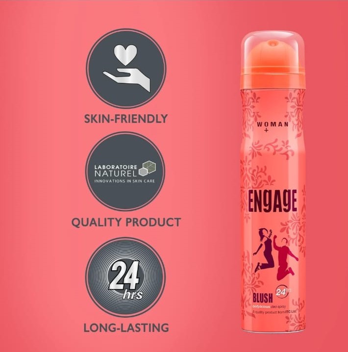 Picture of International Indian Product Engage Woman Deodorant Blush, 150Ml