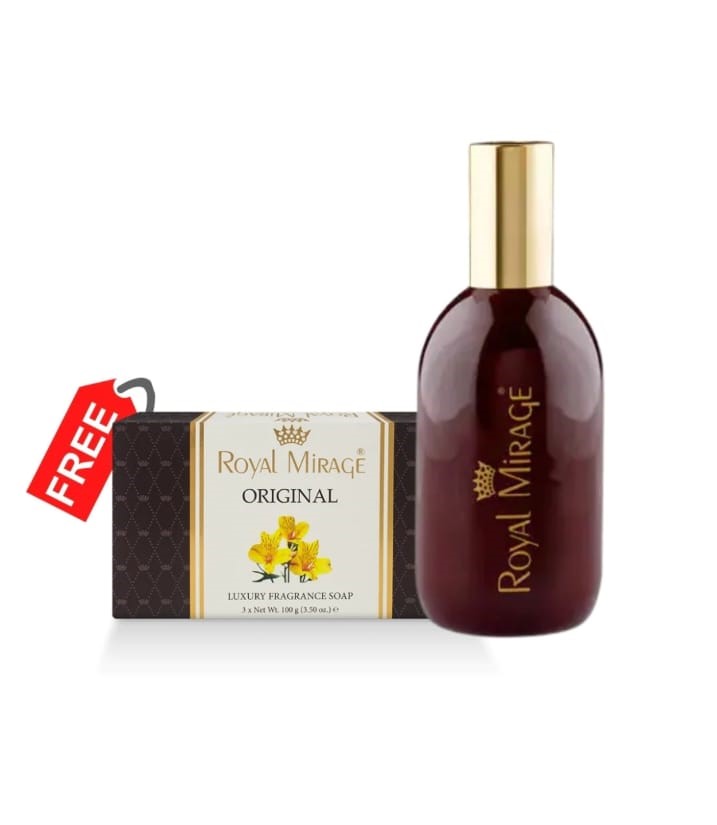Picture of International USA Product Royal Mirage 120ml EAU DE Cologene Spray + FREE Original Luxury Fragrance Soap 3*100g
