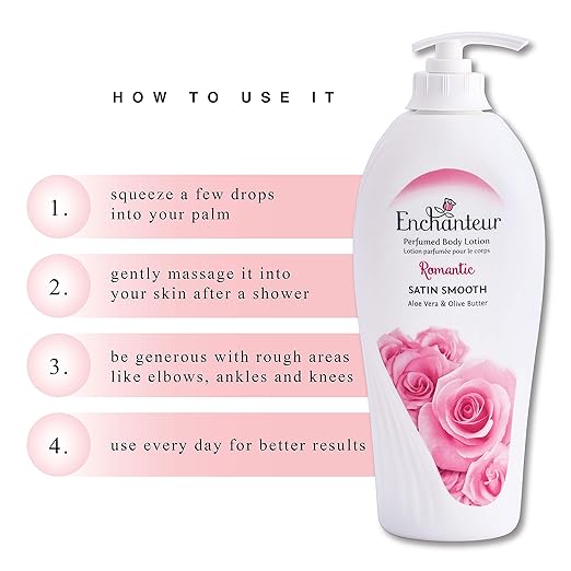 Picture of International Malaysia product Enchanteur Romantic BODY LOTION used for male/female - 500 ml