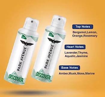 Picture of Indian product Body spray party scent PARK AVENUE DISCOVER used for male/female - 150 ml