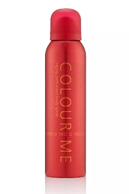 Picture of Colour Me Long Lasting - Red - Body Spray 150m