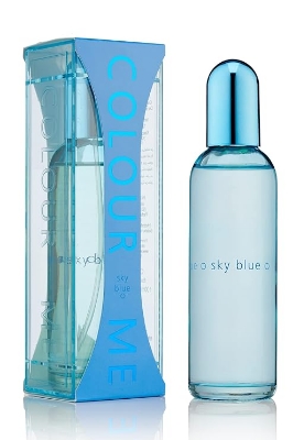 Picture of International UAE product Body perfume party scent Colour Me Sky Blue Used for female - 100 ml