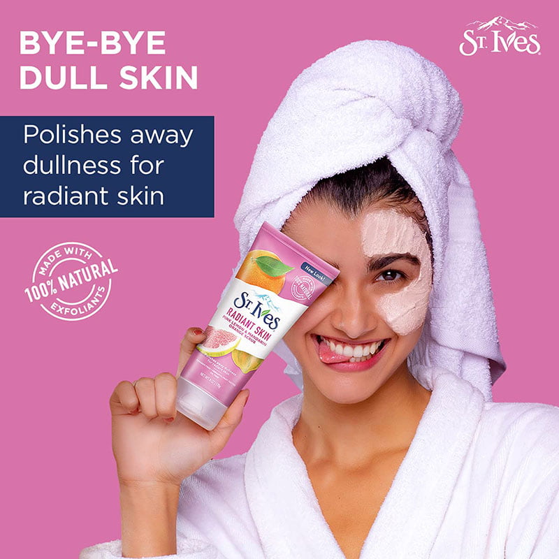 Picture of International USA product ST Ives Radiant Skin face scrub - 170 GM