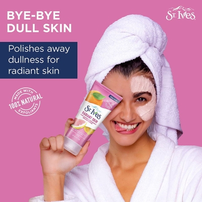 Picture of International USA product ST Ives Radiant Skin face scrub - 170 GM