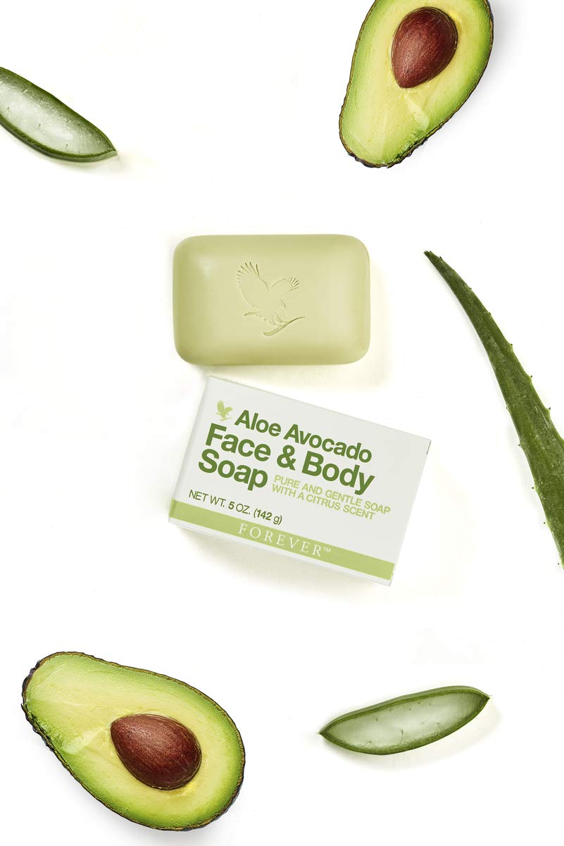 Picture of International USA Product Forever Aloe Avocado Face & Body Soap -142gm