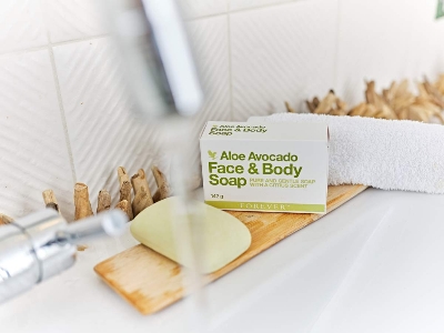 Picture of International USA Product Forever Aloe Avocado Face & Body Soap -142gm