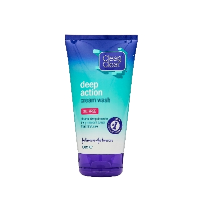 Picture of International France Product  Face, Skincare, Spot Treatments Clean & Clear Deep Action Cream Wash 150ml