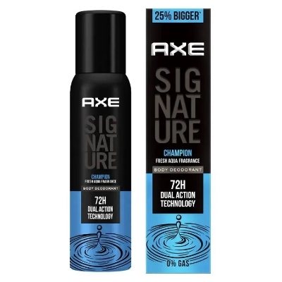 Picture of Indian product Body spray AXE Signature Champion perfume spray used for male/female - 122 ml