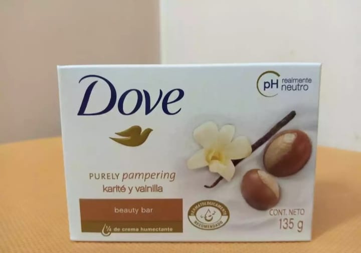 Picture of International Europe Country product skin care Body Soap Dov Vainilla used for male/female - 135 gm