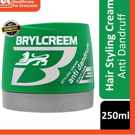 Picture of International Indonesia Product  Brylcreem Anti-Dandruff Styling Hair Cream With UV Protection 250mL