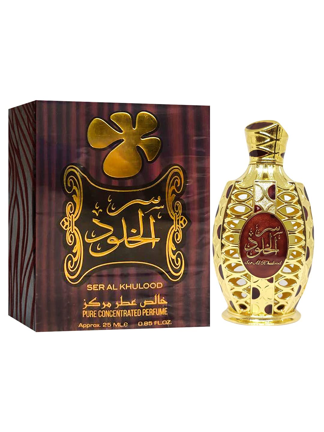 Picture of Lattafa Ser Al Khulood Brown Perfume For Men And Women 25 ML CPO