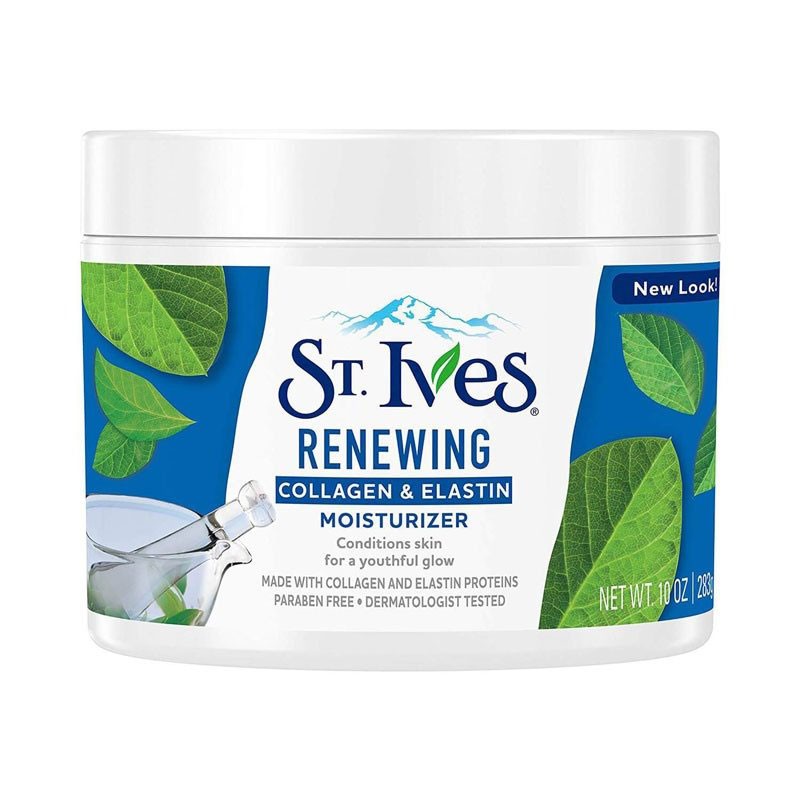Picture of International France product St Ives cream Renewing collagen Elastin facial moisturizer - 283 GM