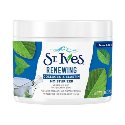 Picture of International France product St Ives cream Renewing collagen Elastin facial moisturizer - 283 GM