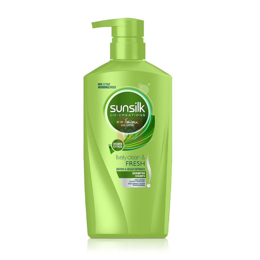 Picture of International Thailand product hair care product Sunsilkse shampoo Lively clean and fresh used for male/ female - 625 ml