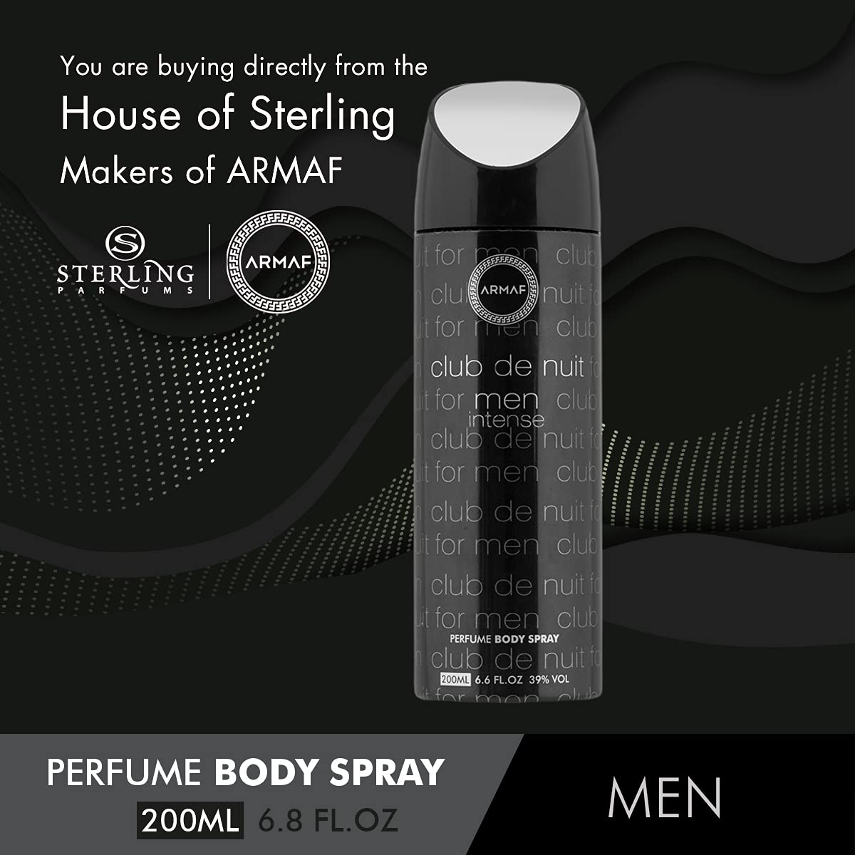 Picture of International UAE product Body Spray Armaf Club De Nuit Intense used for male - 200 ml