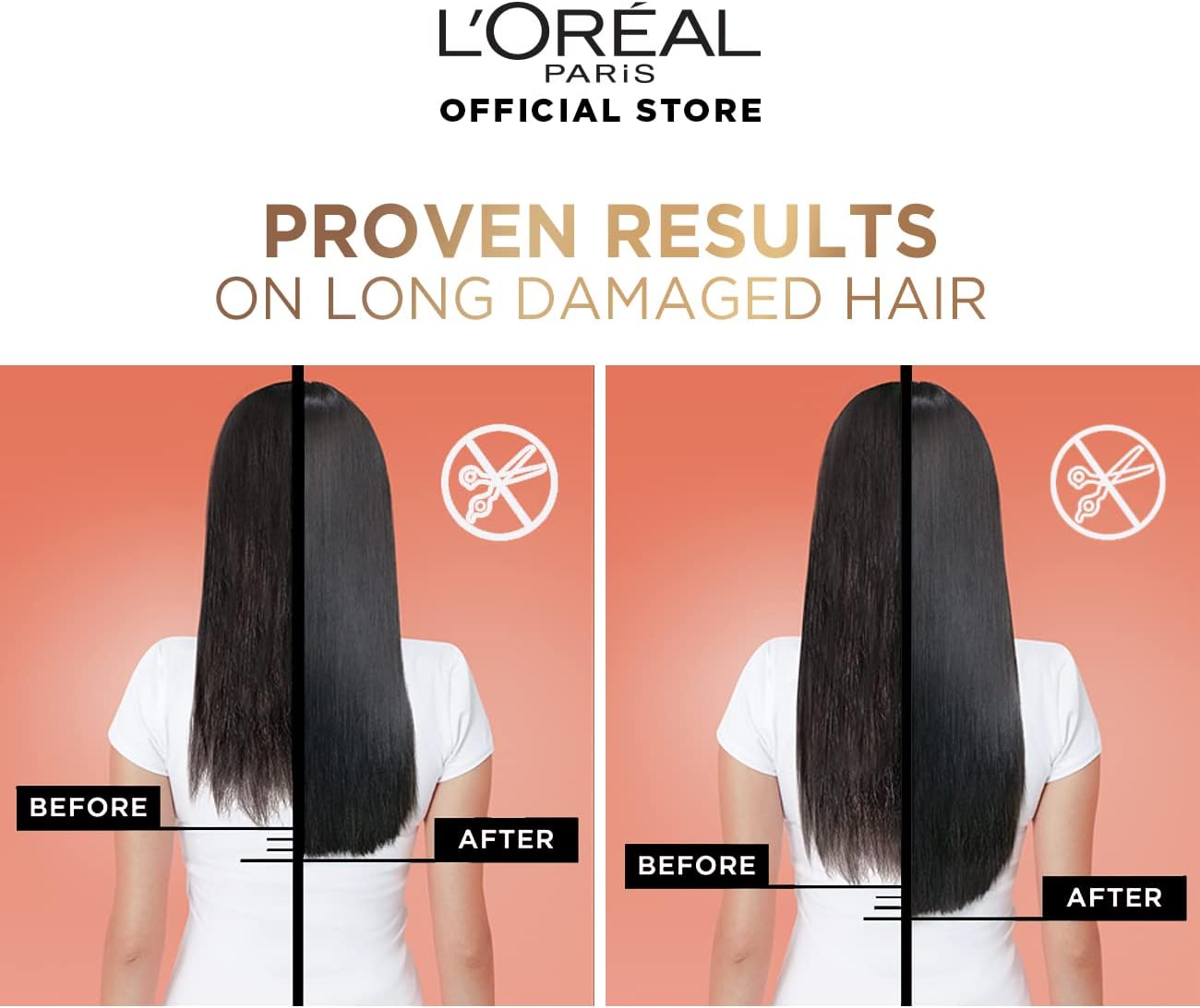 Picture of International Egypt Product Paris L'Oréal Paris Elvive Dream Shampoo For Long Damaged Hair, 400 ml