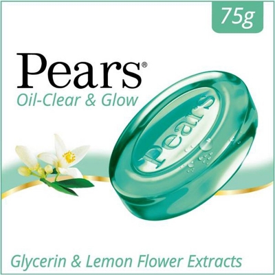 Picture of International European product Skin care Pears body soap Oil Clear & Glow used for male/female - 125 gm