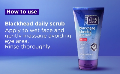Picture of International France Product Clean & Clear  Blackhead Clearing Daily Scrub (150 ml)
