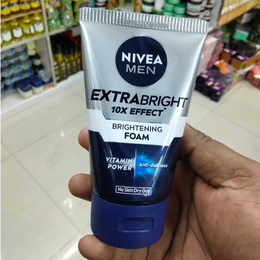 Picture of International India Prtoduct nivea men extra bright 10x effect-100gm