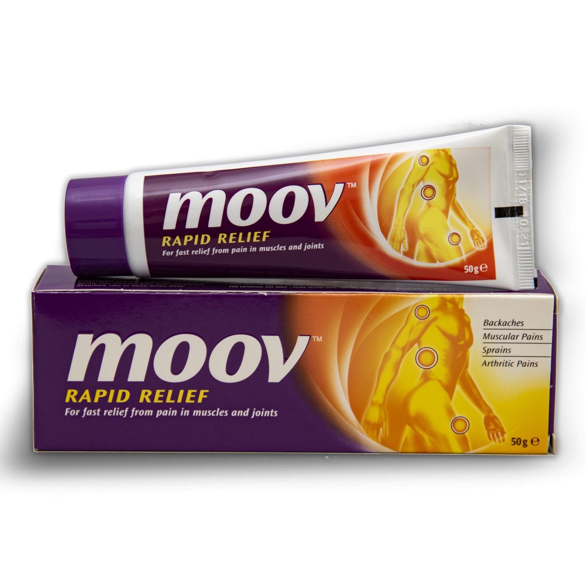 Picture of Moov rapid relief for fast relief from pain in muscles and joints - 50 gm