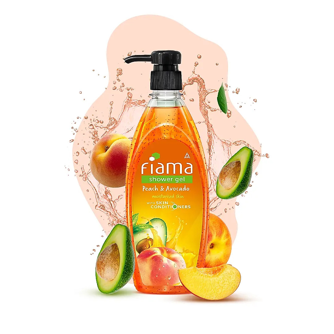 Picture of Indian Product FIAMA Peach And Avocado Mild Dew Shower Gel  (500 ml)