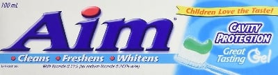 Picture of International Canadian Product AIM Gel Toothpaste, Cavity Protection, 100ml
