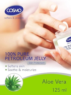 Picture of International Dubai Product COSMO DESIGNS Aloe Vera 100% Pure Petroleum Jelly 125Ml