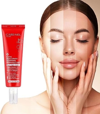 Picture of International Korean Product carenel derma alpha arbutin glutathione whitening cream-45ml