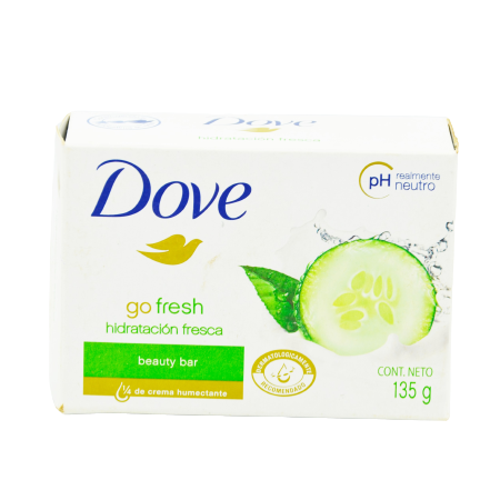 Picture of International Germany Product Dove Beauty Bar Soap Go Fresh Cool Moisture, Cucumber 135gm