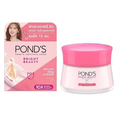 Picture of International Thailand  Products Pond's Bright Beauty Serum Day Cream with SPF 15 - 50gm