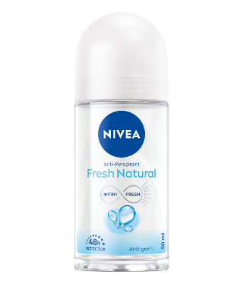 Picture of Nivea Anti-Perspirant Fresh Natural Deodorant Roll On - 50ml