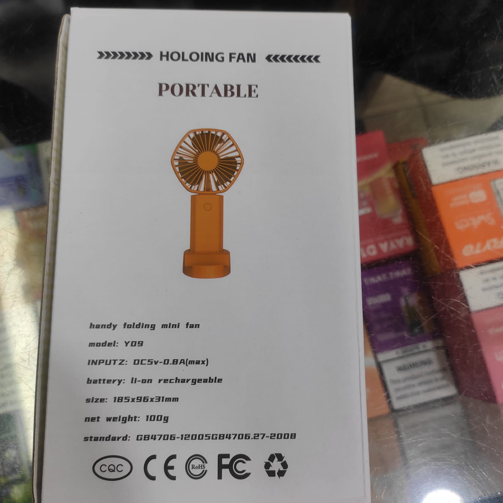 Picture of Mini Portable Fan (Any Colour) Y09