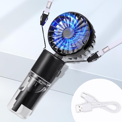 Picture of neck hanging spray fan f2 black