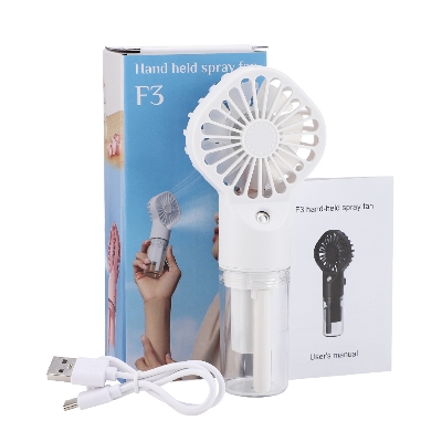 Picture of Portable Handheld Mist Fan 2 In 1 Water Spray Mini Fan Air Cooler For Room Outdoor Camping Cooling Tools Face Hydration Device