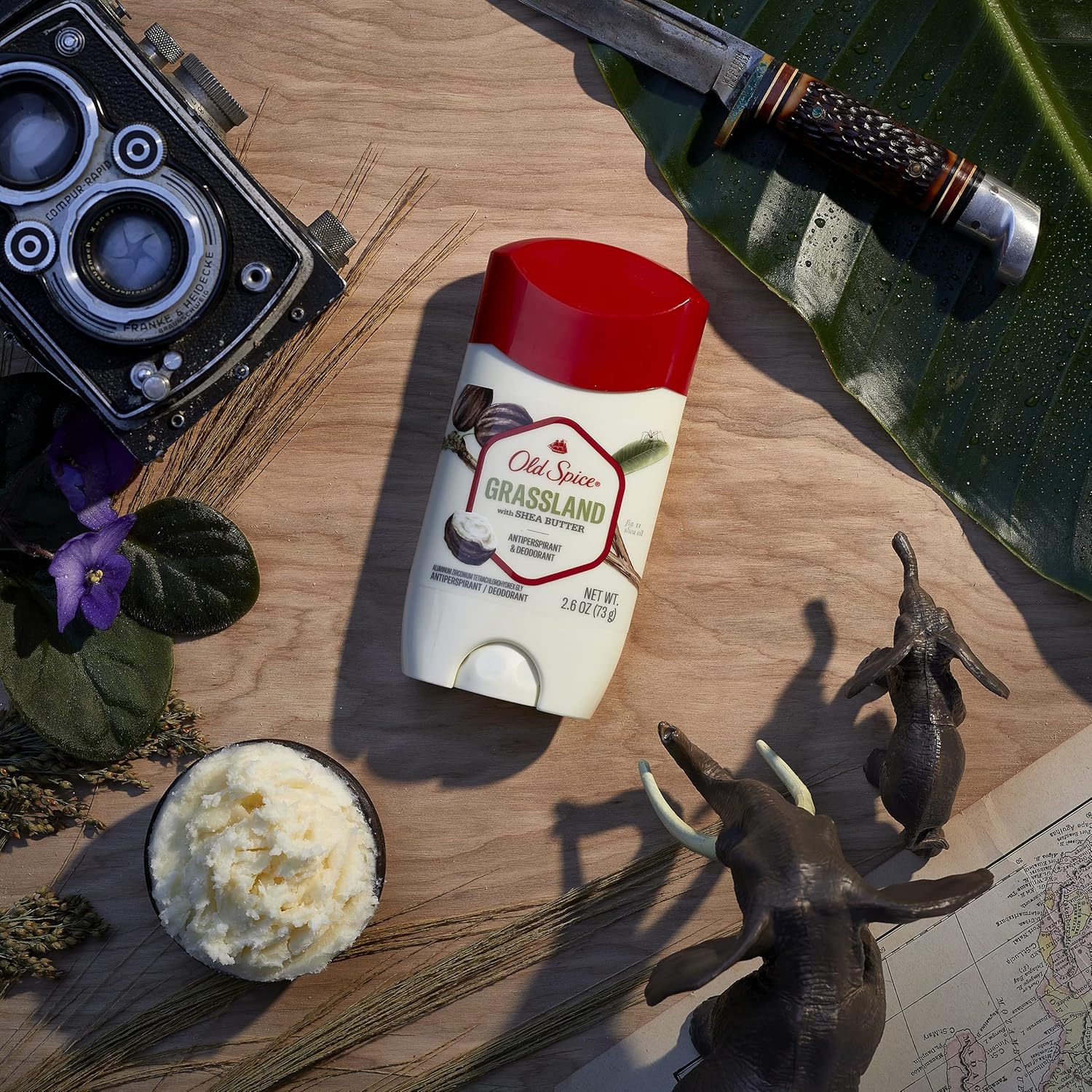 Picture of Old Spice Men's Antiperspirant & Deodorant Grassland with Shea Butter, 73g