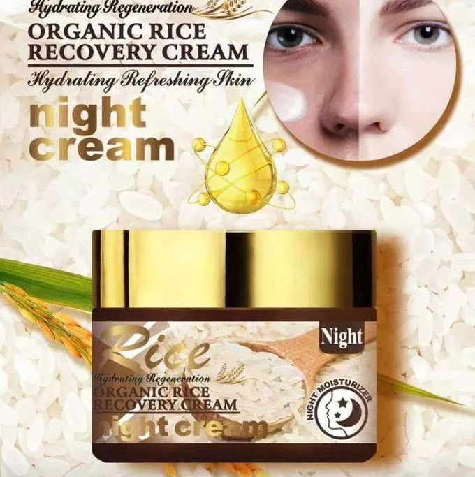 Picture of Fruit of The Wokali Rice Organic Rice Recovery Night Cream 50gm