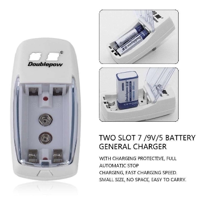 Picture of AA, AAA, 9V Battery charger, AA Battery Charger, AAA Battery Charger- DoublePow