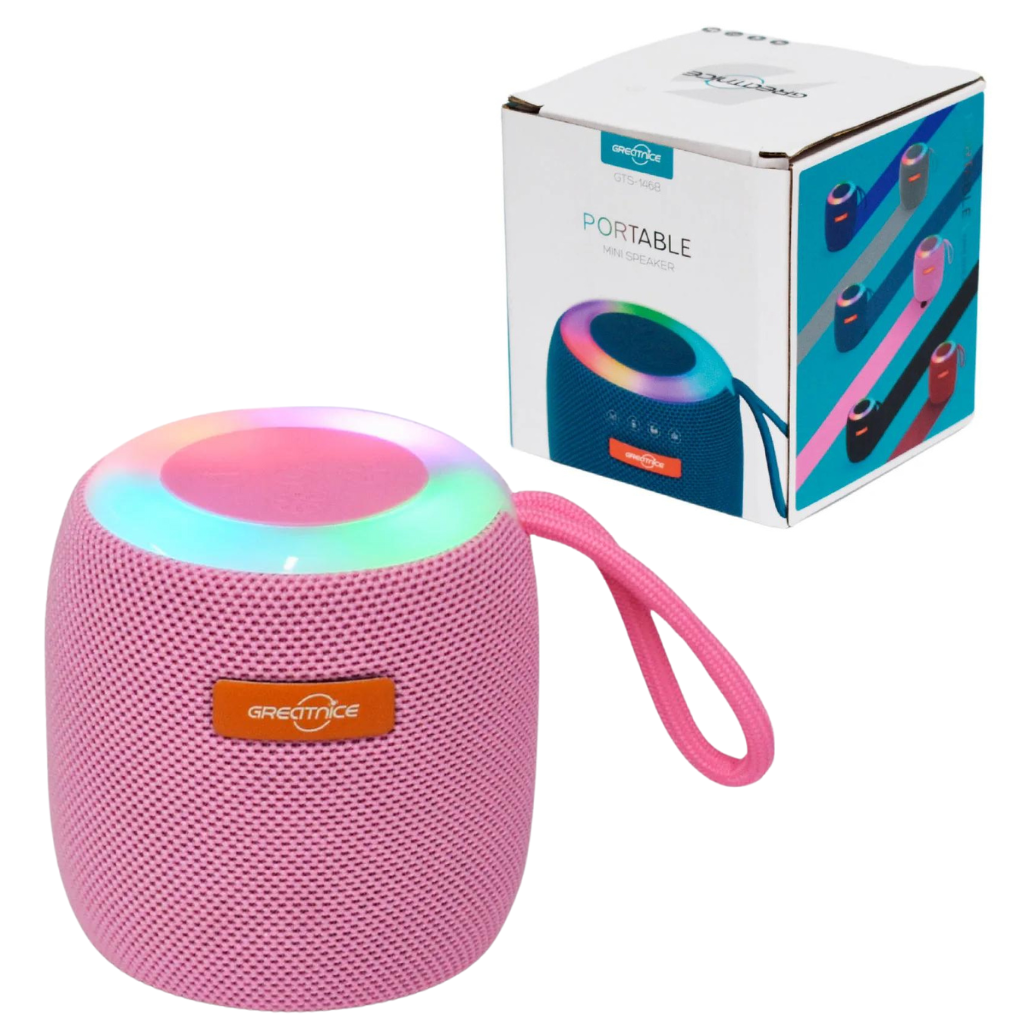 Picture of GREATNICE GTS-1468 Bluetooth, USB, TF Card & FM Radio Supported Speaker With RGB Lighting Effects
