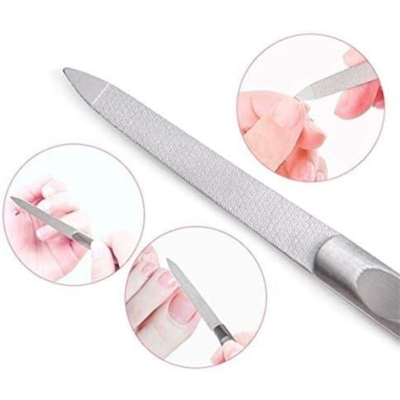 Picture of Velvet Crave® Stainless Steel Professional Nail File Double Sides Great for Thick Nails Picture of Velvet Crave® Stainless Steel Professional Nail File Double Sides Great for Thick Nails