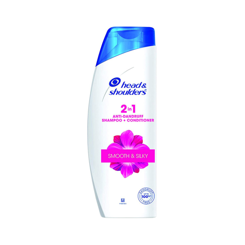 Picture of Head Shoulders Anti Dandruff 2 in 1 Smooth and Silky Shampoo + Conditioner with Almond Milk